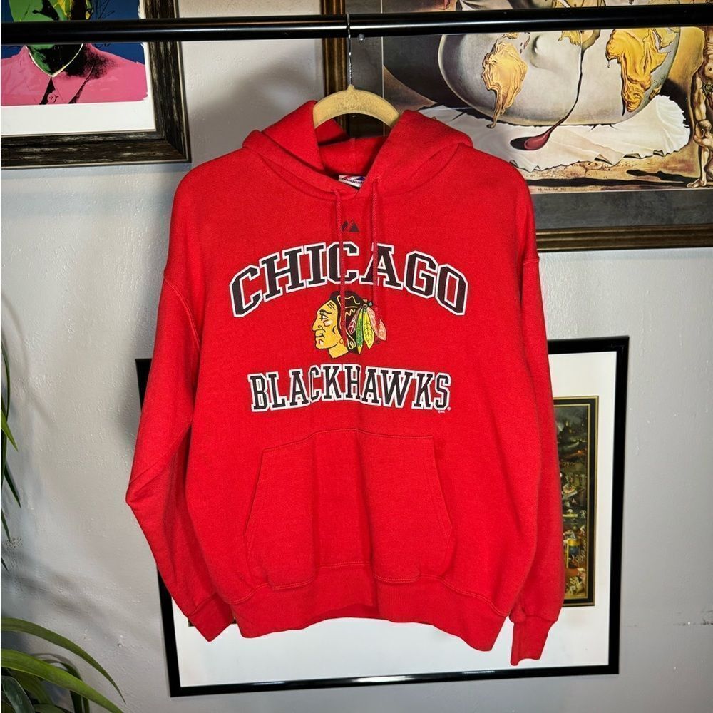Vintage Chicago Blackhawks Hoodie